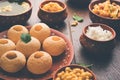 Pani Puri is Indian chat item Royalty Free Stock Photo