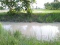 Pani river pond lake rainy flood