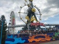 Japanese theme amusement ride at FujiQ in Japan Royalty Free Stock Photo