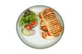 Panini on a plate