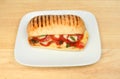 Panini on a tabletop Royalty Free Stock Photo