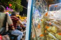 Panipuri or fuchka is being sold at Howrah, West Bengal, India