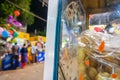 Panipuri or fuchka is being sold at Howrah, West Bengal, India