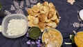 Panipuri - fuchka, phuchka, gupchup, golgappa, or pani ke patashe Royalty Free Stock Photo