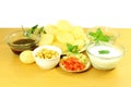 Panipuri or Gol gappa Gujarati Marathi Indian Food snack Royalty Free Stock Photo