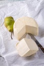 Panir cheese and pear Royalty Free Stock Photo