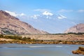 Panj river and Karl Marx Peak