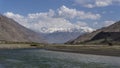 Panj River Mountains Wakhan Valley