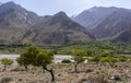 Panj River in Wakhan Valley