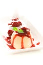 Panna cotta Royalty Free Stock Photo