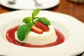 Panna Cotta Berry Sauce, Italy sweetmeat