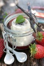 Panna cotta Royalty Free Stock Photo