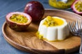 Panna Cotta with Passion fruit