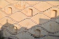 Panna Meena Ka Kund, Ancient Indian Stepwell with Symmetrical Steps in Jaipur Royalty Free Stock Photo