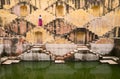 Panna Meena ka Kund step well in Amber, Jaipur, India Royalty Free Stock Photo