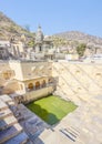 Panna Meena ka Kund step-well, Jaipur, Rajasthan, India Royalty Free Stock Photo