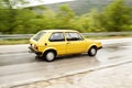 Panning Car Royalty Free Stock Photo