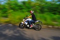 Panning photography shots of BMW g310 post proccesed shot on nikon d5300