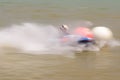 Panning short of jet ski for motion blur action.Thailand Jet ski pro tour #3, Udonthani, Thailand - May 26, 2019. :Unidentified Royalty Free Stock Photo