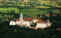 Pannonhalma Abbey aerial view, Hungary