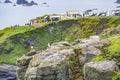 Pannoramic view at the tip of the Lizard,overlooking calm blue seas