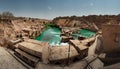 Pano view Shushtar Historical Hydraulic System