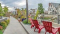 Pano Walkways and chairs with prime viewsof the scenic canal in Long Beach California