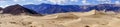 Panoramic view of sand dunes near Samye Monastery - Tibet Royalty Free Stock Photo