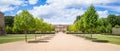 Panorama of the Abbey Church of Cluny, Burgundy - France Royalty Free Stock Photo