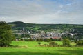 Panorama on the Abbey of Stavelot Royalty Free Stock Photo