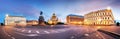 Panorama ac`s Cathedral or Isaakievskiy Sobor in Saint Petersburg, Russia is the largest Russian Orthodox cathedral in the city Royalty Free Stock Photo