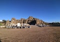 Panorama of the ancient city of Side Antalya