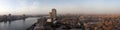 Panorama across Cairo skyline Royalty Free Stock Photo