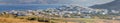 Panorama of Adamantas, Milos island, Greece Royalty Free Stock Photo