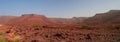 Panorama with Adrar mountain near Terjit, rocks and gorge in Mauritania Royalty Free Stock Photo