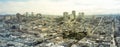 Panorama aerial view Russian Hill neighborhood in San Francisco