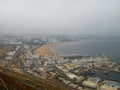 Panorama aerial view to Agadir city Morocco Royalty Free Stock Photo