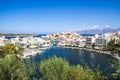 Panorama of Agios Nikolaos Lake Voulismeni