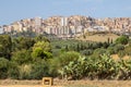 Agrigento city panorama, Italy Royalty Free Stock Photo