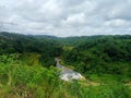 Panorama alam jawabarat curug cikondang Royalty Free Stock Photo