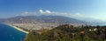 Panorama of Alanya Royalty Free Stock Photo