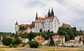 Panorama with Albrechtsburg in Meissen Royalty Free Stock Photo