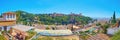 Panorama of Alhambra, Generalife and Albaicin neighborhood, Granada, Spain