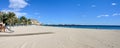 Panorama of Alicante beach