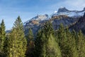 Panorama of Alps Bluemlisalp peak, Switzerland Royalty Free Stock Photo