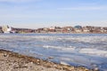 Panorama of Alton across Mississippi River