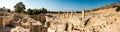 Panorama of Amathus ancient city archaeological site in Limassol