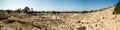 Panorama of Amathus ancient city archaeological site in Limassol Royalty Free Stock Photo