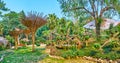 Enjoy the beauty of Mae Fah Luang garden, Doi Tung, Thailand Royalty Free Stock Photo