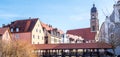 Panorama Amberg in the Upper Palatinate Royalty Free Stock Photo